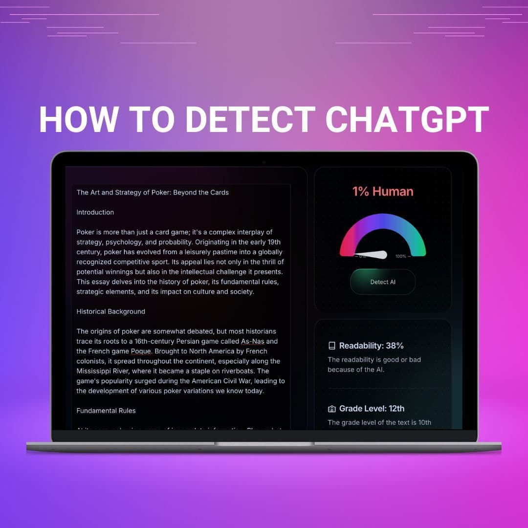 How to Detect ChatGPT